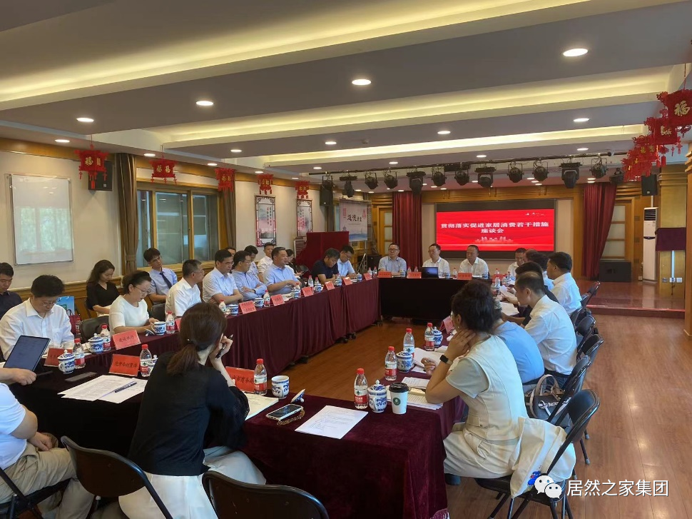 汪林朋董事长出席商务部贯彻落实促进家居消费若干措施座谈会